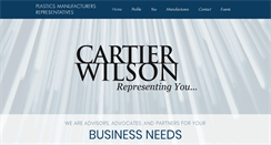 Desktop Screenshot of cartierwilson.com