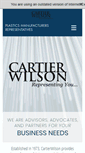 Mobile Screenshot of cartierwilson.com